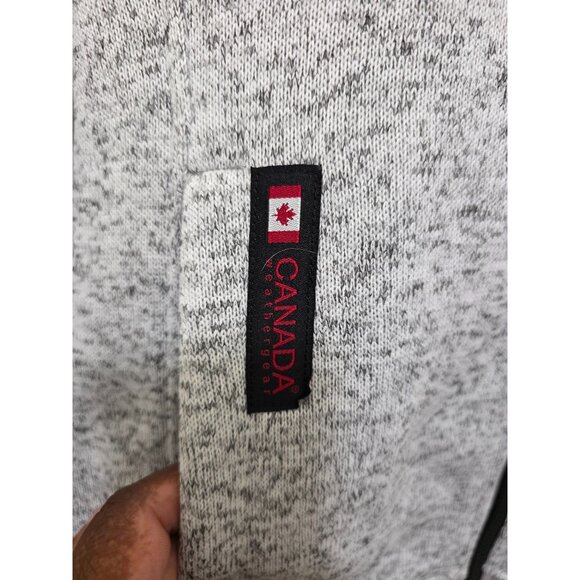 NWT Canada Weather Gear Women's Gray & Light Gray Full-Zip Hoodie Jacket Size s/ - Picture 5 of 10